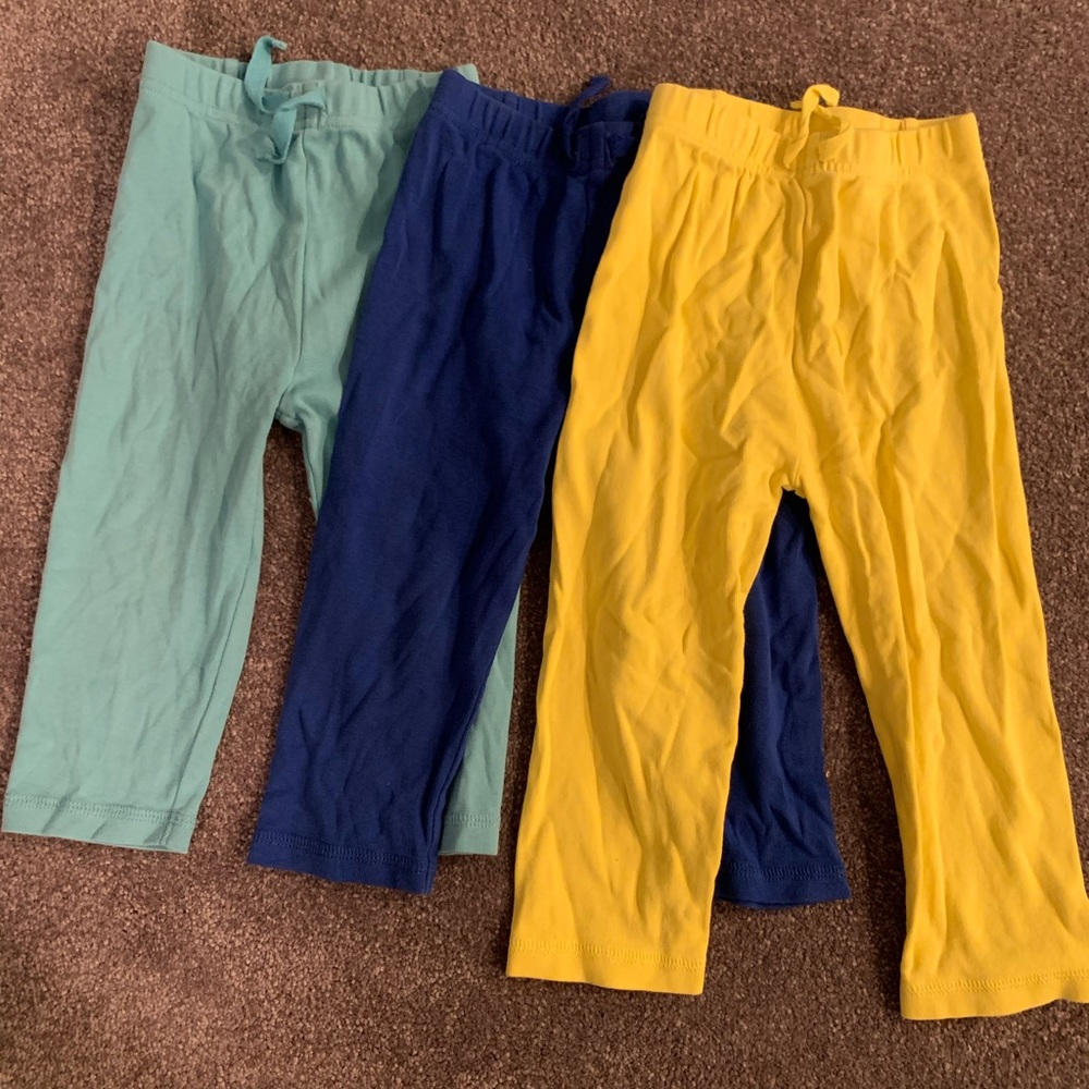 Lot of 3 Primary Cloth Diaper Pants
